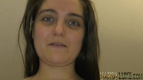 Slutty new teen Tamzin Riley gets creampied by Hardy Luke