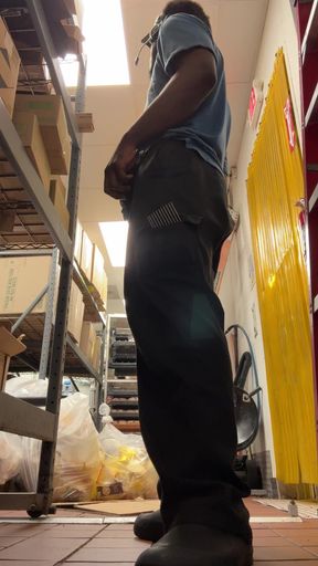 Me At Work In Da Back Doing Very Naughty NSFW Things That Can Get Me Fired At Anytime