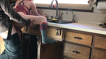 Lucky plumber fucked by teen - Erin Electra