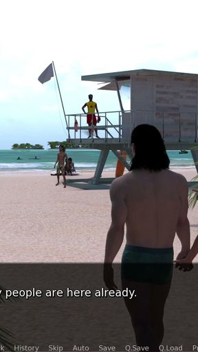 Paradise City by Twisted Arch - Cuck Cleaning Pussy After a Good Fucking, Beach Blowjob7