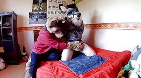 Tied down fox gets overstimulated for multiple orgasms