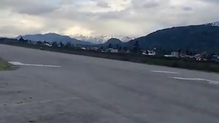 Latin mammoth dick play y public in airstrip