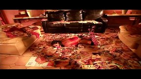 alex dupuis takes anal gaping in latex domination