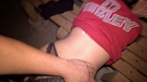 Fucking my girl in public