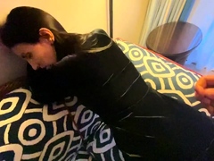 Velvet-Dressed Babe Gets Rough Post-Club Fuck with Cumshot