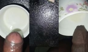 Cum drenched asian daddy fucks thick black ass in public