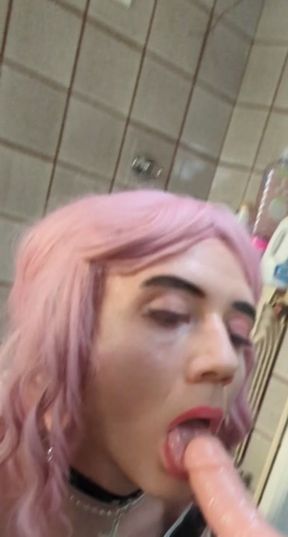 Sissy dreams of licking man ass