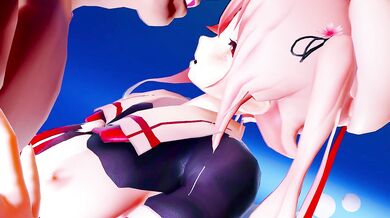 3D anime hentai game gives 3D cumming bonus scene