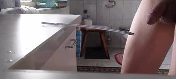 Small penis urethra insertion