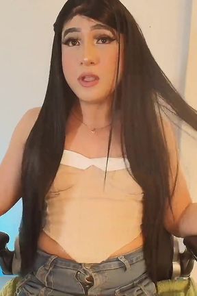 Beautiful Trans with Doll Face