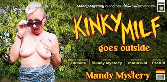 Mandy Mystery is a German kinky MILF that loves to masturbate in public