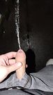 Uncut Cock Pissing in Public Alley At Night
