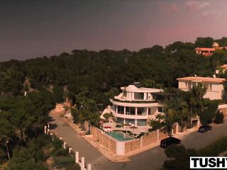 TUSHY Super Excited Model Gets Gaped On A Shoot