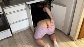huge dildo inside big ass
