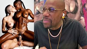 Transgender Babe With A Tight Bald Pussy Creampies Inside A Tight Bald Black Pussy Slut With Her Large Beautiful Girl Cock, AI Generated