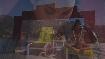 Dee Services Her Man With An Outdoors Interracial Fuck By The Pool