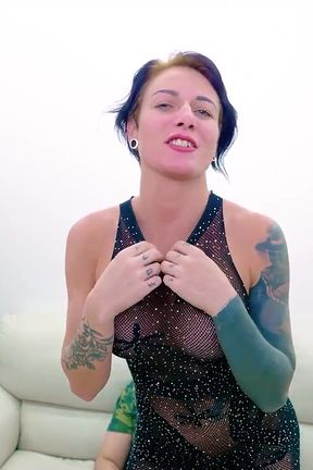 Tattooed MILF Faces a Rough Anal Session