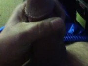 very very loud phone sex blue silky leggings #2