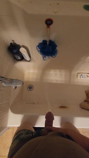 Pissing in the Tub.