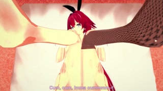 Rias Gremory bunny costume hentai | DxD
