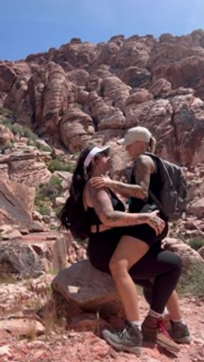 I stop to makeout with my hot gf on the hiking trail