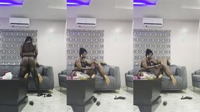 african femdom mistress pegging the slave