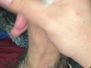 daily jerk off 27/30  -  lots of precum and shooting a load  -  jerk off challenge