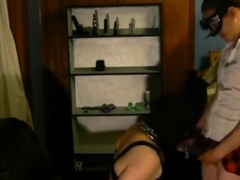 Femdom Lady Donna put on her strap-on