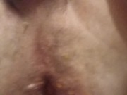 Extreme insertion sexy gaped asshole refuses to let go orange (it feels amazing)