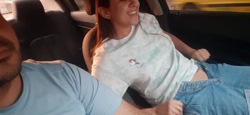 I hitchhike and squirt at myself before I get home.