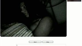 Busty brunette hottie also flashes her cunt on webcam