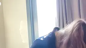 Pigtails Uses Her Tits On Huge Cock