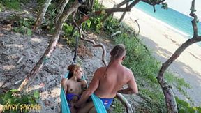 Beachside penetration in open view