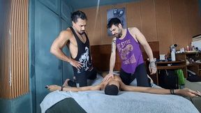 TWO MUSCULAR GUYS SITTING ON THE FACE OF A SKINNY SLAVE PART 1 BY DANIEL SANTIAGO, DODO PITBULL AND GIROMBA FULL HD