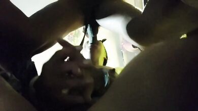 Cuffed Submissive White Girl With Fat Ass Gets Face Fucked While Drooling Over Big Dick