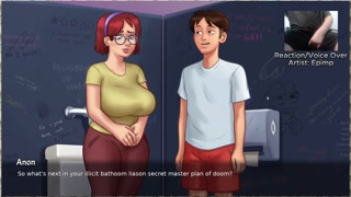 Shower Blowjob and Eating Pussy of Big Titty Roommate Gameplay