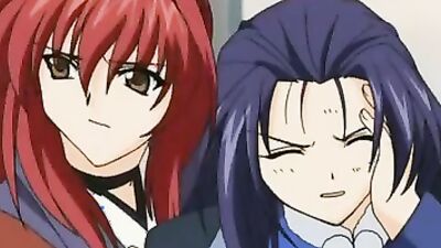 Watch these cartoon babes get nasty with each other in steamy strap-on games