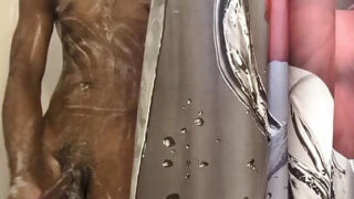 Onani, svart, kukar, dusch – unga amerikanska homosexuella med enorma penisar knullar analt