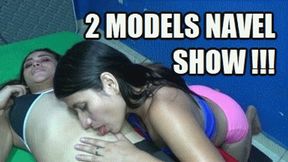 2 MODELS BELLY BUTTON FETISH 240421KISAB9 CANDY + VIOLET NAVEL FINGERING AND LICKING + FREE SURPRISE SHOW (LOWDEF SD MP4 VERSION)