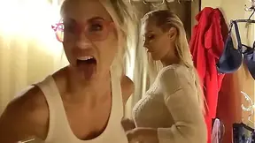 Hot Blonde OLDER WOMAN Tramp Seeding and Cumming!