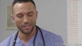 Janitor Argos Santini fucks doctor Colby Tucker in hospital