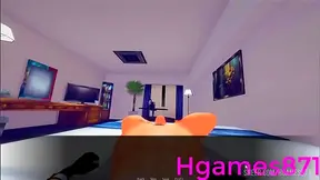 Horny Rina Fucks Zenless Corin's Anime Dick for Wet Cum-Splatter Orgasm