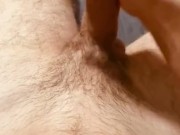 POV Jerking UNCUT Cock and Moaning [Shaking Orgasm!!]
