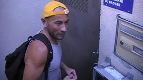 twink asiat fuck by 2 guy in toilett public