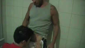twink asiat fuck by 2 guy in toilett public