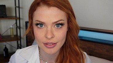 Sexy Redhead College Co-Ed Elly Clutch Seduces Her Tutor