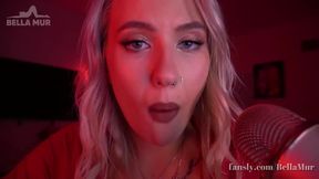 Sensual MILF Teen ASMR Chewing Gum Blowjob