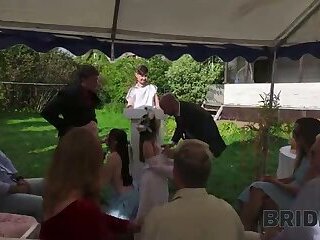 BRIDE4K. Foursome sex as a Wedding Tradition