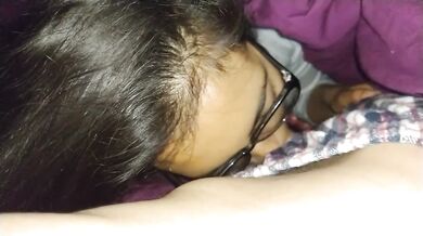 I gave him a massage. With my mouth, in his penis. xD