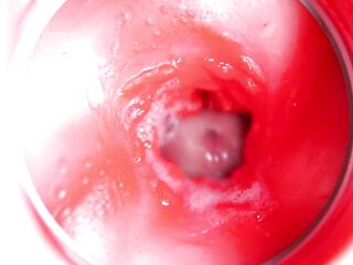 Camera inside the pussy! The wettest and tastiest hole with a big dick inside!